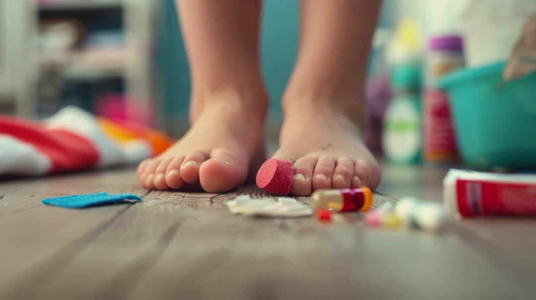 Guzek na stopie u dziecka: 5 możliwych przyczyn powstania